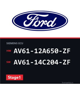 Ford C-Max AV61-12A650-ZF AV61-14C204-ZF Stage1 tuning file