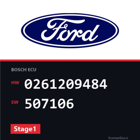 Ford Focus 0261209484 507106 Stage1 tuning file