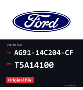 Ford Galaxy AG91-14C204-CF T5A14100 original ECU file