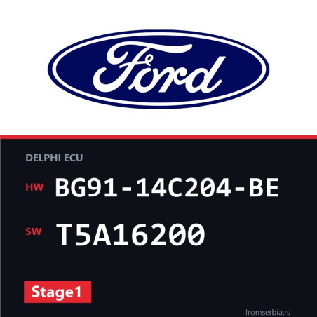 Ford Galaxy BG91-14C204-BE T5A16200 Stage1 tuning file
