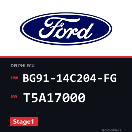 Ford Mondeo BG91-14C204-FG T5A17000 Stage1 tuning file