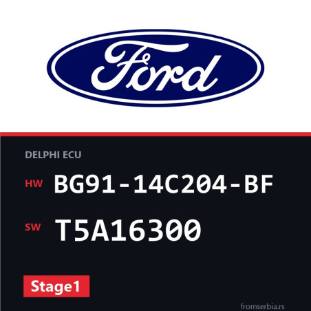 Ford S-Max BG91-14C204-BF T5A16300 Stage1 tuning file