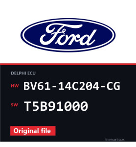 Ford C-Max BV61-14C204-CG T5B91000 original ECU file