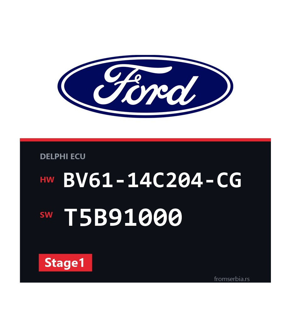 Ford C-Max BV61-14C204-CG T5B91000 Stage1 tuning file