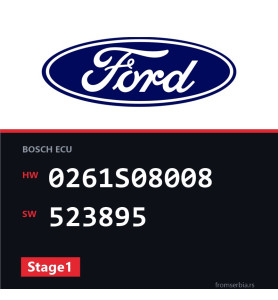 Ford Fiesta 0261S08008 523895 Stage1 tuning file