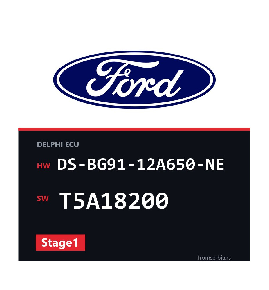 Ford Galaxy DS-BG91-12A650-NE T5A18200 Stage1 tuning file