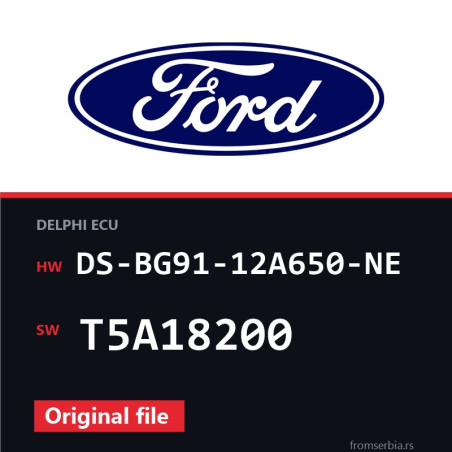 Ford Galaxy DS-BG91-12A650-NE T5A18200 original ECU file