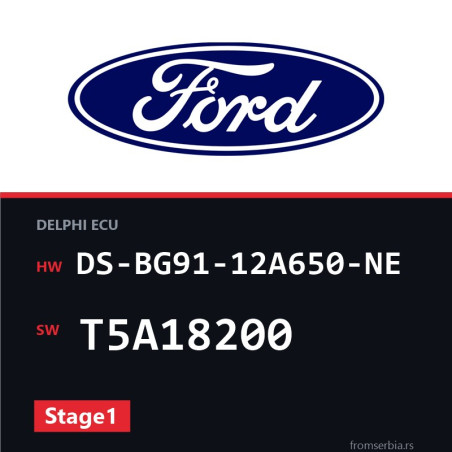Ford Galaxy DS-BG91-12A650-NE T5A18200 Stage1 tuning file