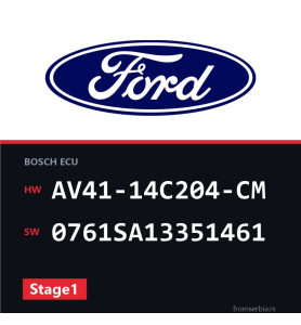 Ford Kuga AV41-14C204-CM 0761SA13351461 Stage1 tuning file