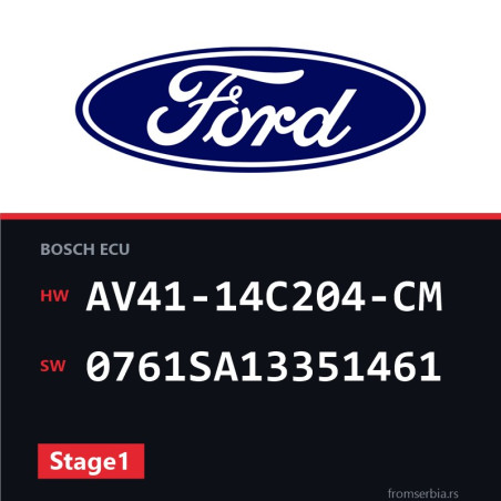 Ford Kuga AV41-14C204-CM 0761SA13351461 Stage1 tuning file
