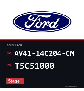 Ford Kuga AV41-14C204-CM T5C51000 Stage1 tuning file