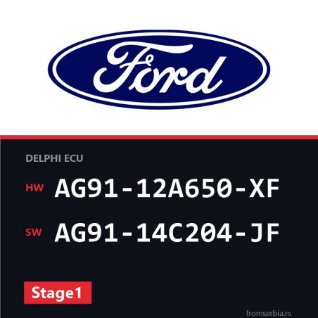 Ford Mondeo AG91-12A650-XF AG91-14C204-JF Stage1 tuning file