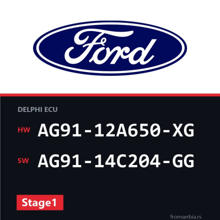 Ford Mondeo AG91-12A650-XG AG91-14C204-GG Stage1 tuning file