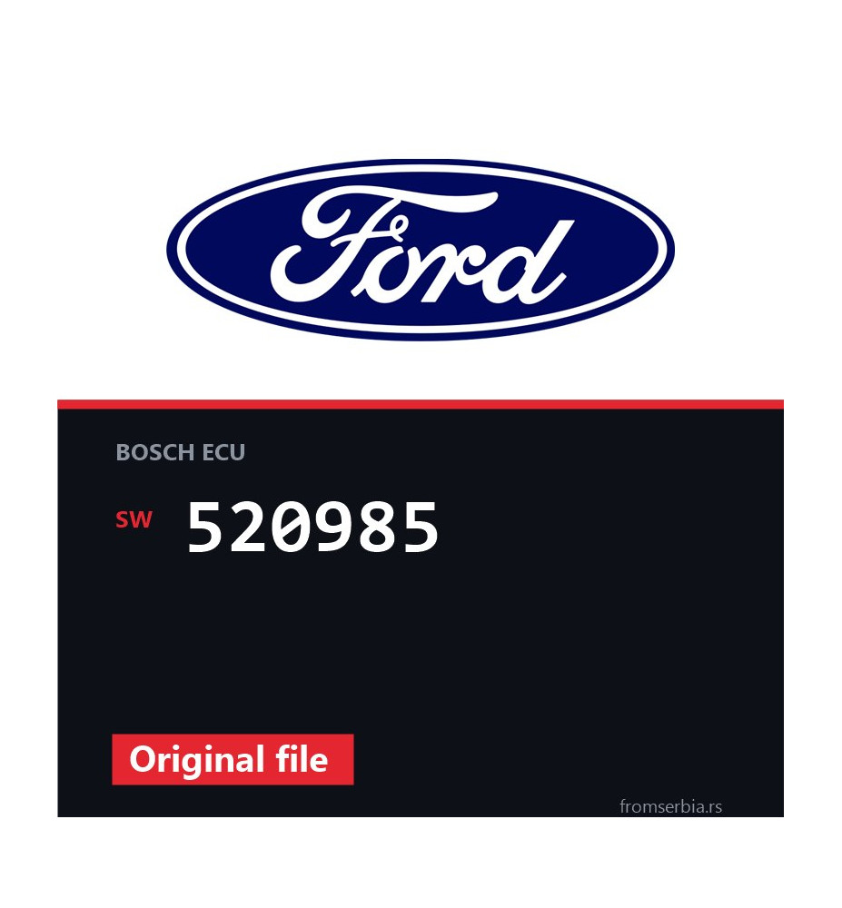 Ford SMAX 520985 original ECU file
