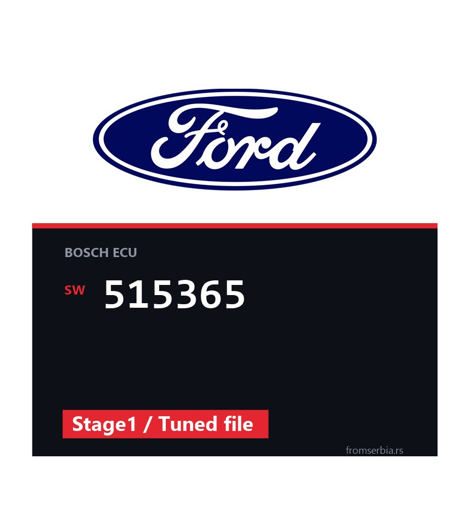 Ford c-max 515365 Stage1 / Tuned file tuning file