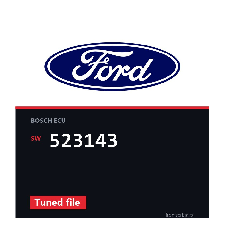 Ford S-Max 523143 Tuned file tuning file