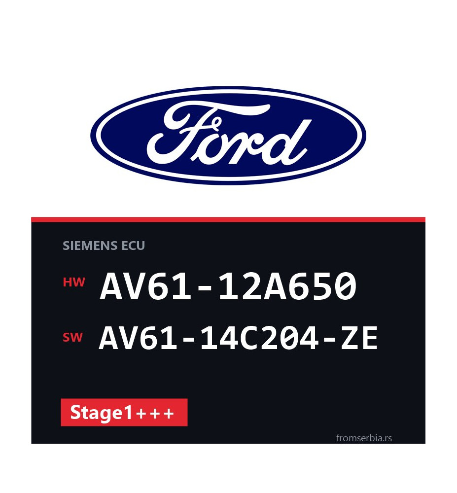 Ford S-Max AV61-12A650 AV61-14C204-ZE Stage1+++ tuning file