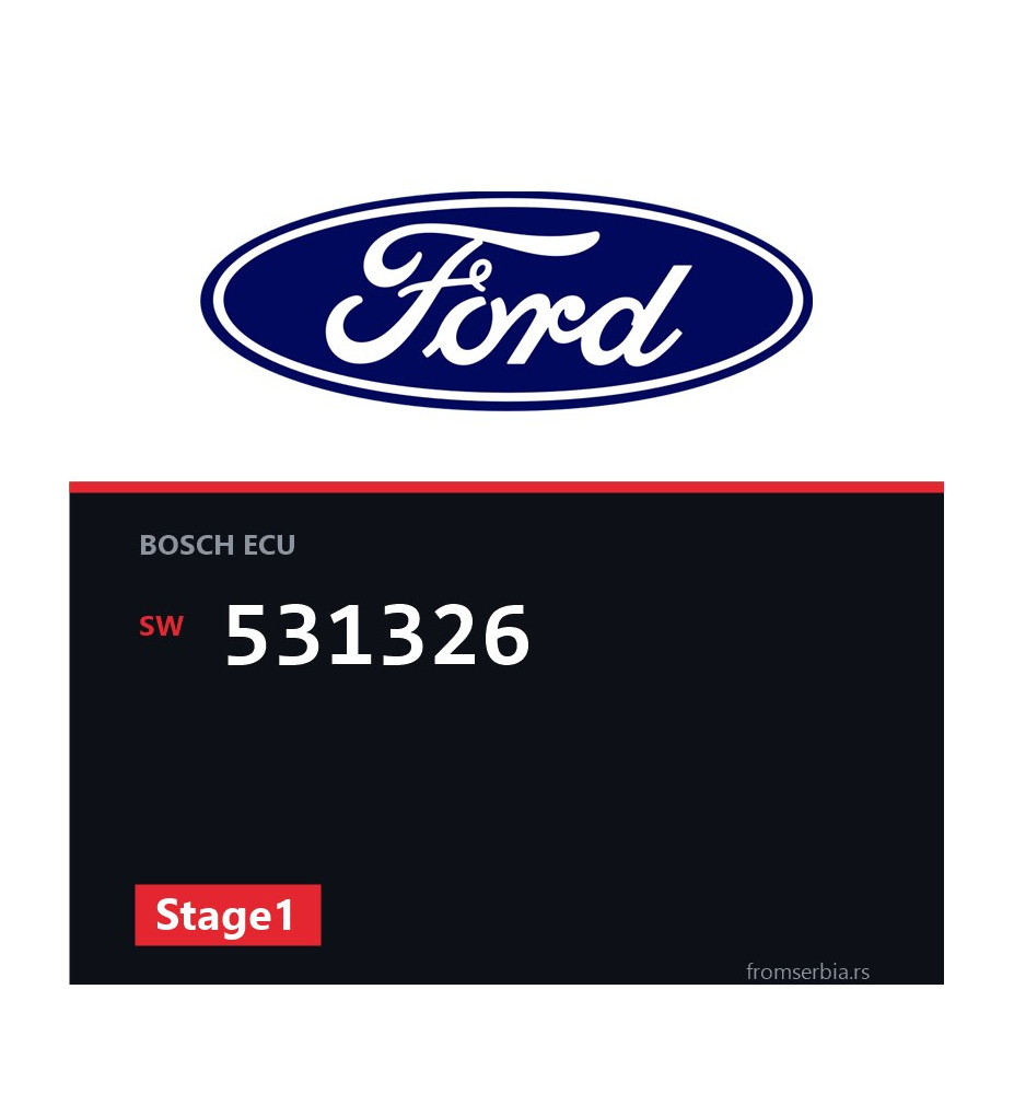 Ford 1.0 531326 Stage1 tuning file