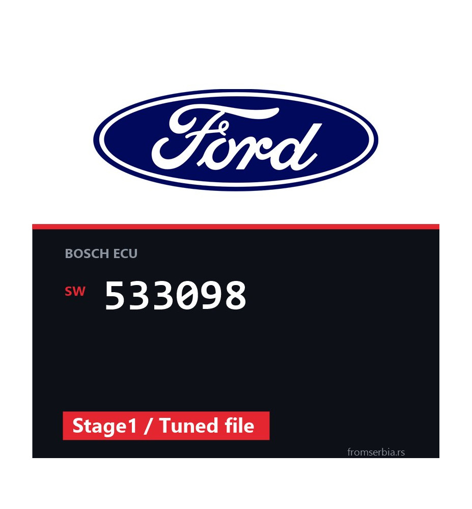 Ford 1.0 533098 Stage1 / Tuned file tuning file