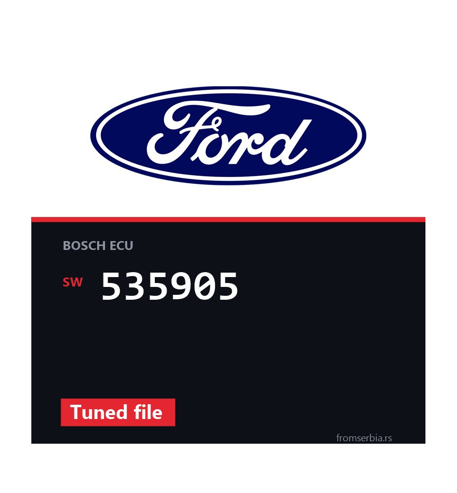 Ford 1.6 535905 Tuned file tuning file