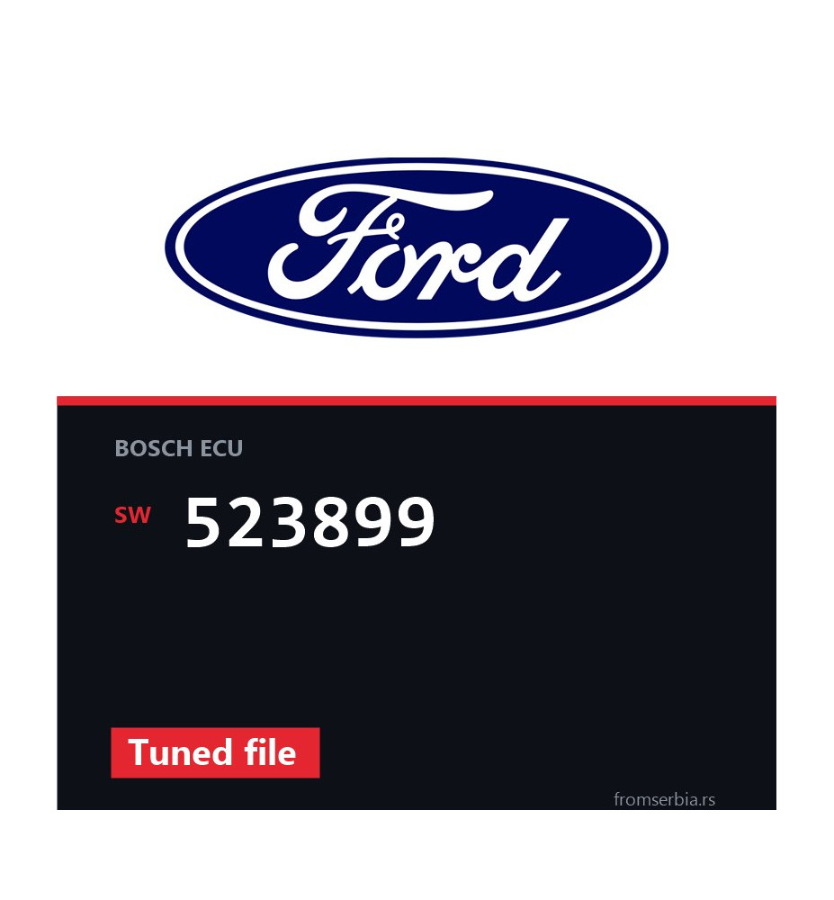 Ford 1.6 523899 Tuned file tuning file
