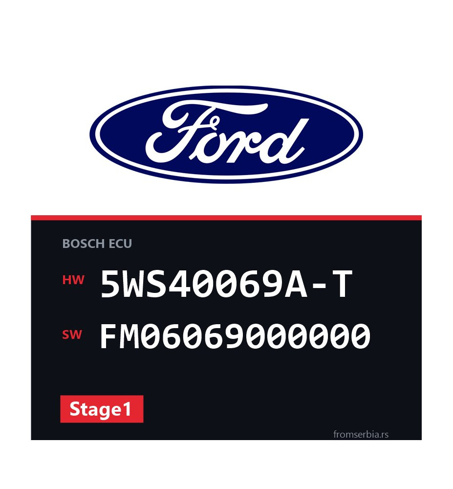 Ford Fiesta 5WS40069A-T FM06069000000 Stage1 tuning file