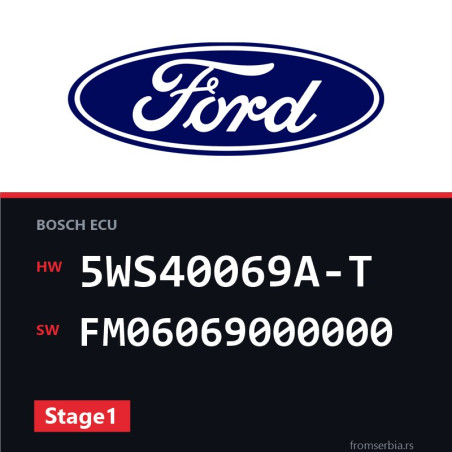 Ford Fiesta 5WS40069A-T FM06069000000 Stage1 tuning file