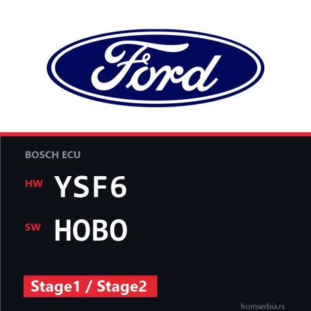 Ford Fiesta YSF6 HOBO Stage1 / Stage2 tuning file