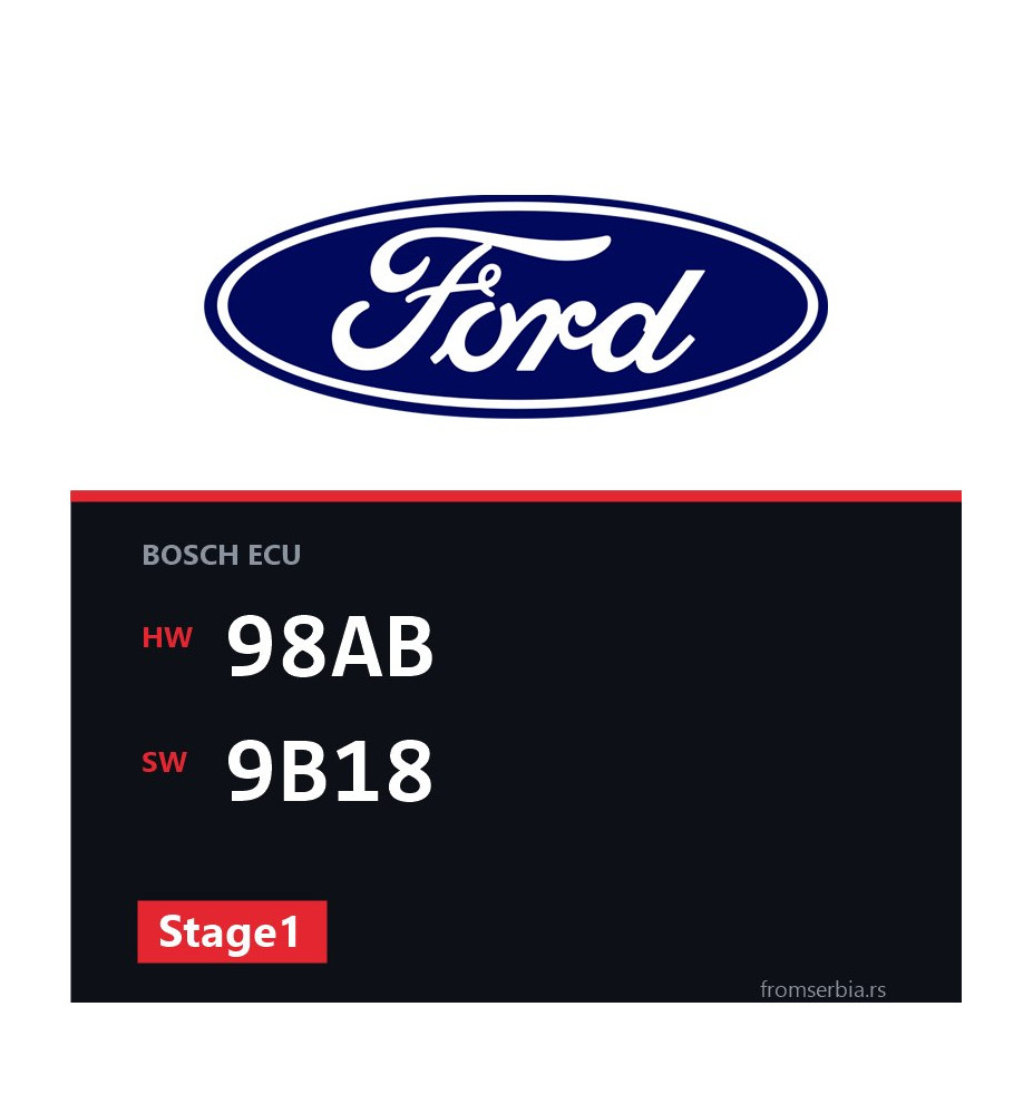 Ford Focus 98AB 9B18 Stage1 tuning file