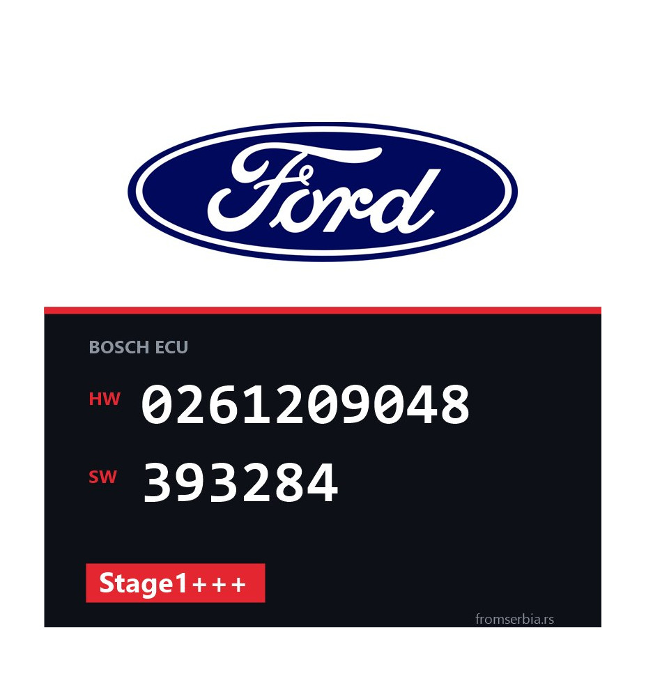 Ford Focus 0261209048 393284 Stage1+++ tuning file