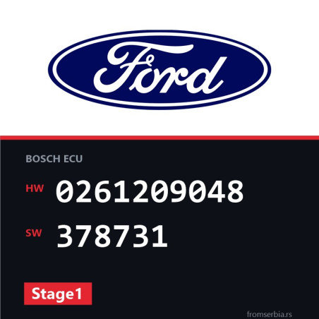 Ford Focus 0261209048 378731 Stage1 tuning file