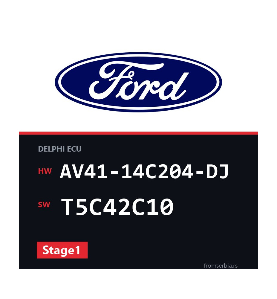 Ford Kuga AV41-14C204-DJ T5C42C10 Stage1 tuning file