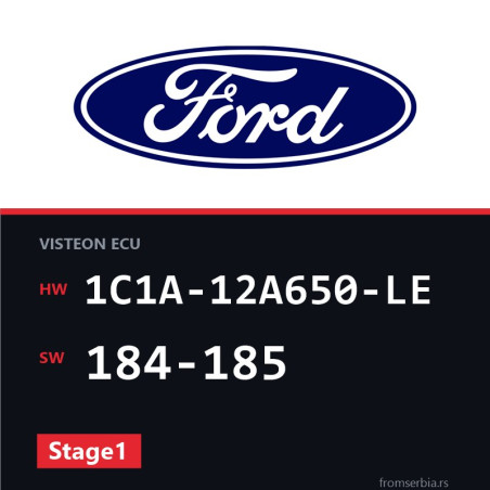 Ford Transit 1C1A-12A650-LE 184-185 Stage1 tuning file