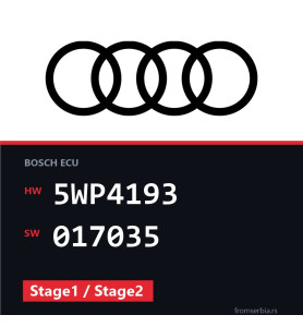 Audi A3 5WP4193 017035 Stage1 / Stage2 tuning file