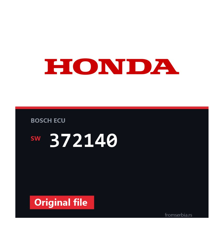 Honda Accord 372140 original ECU file
