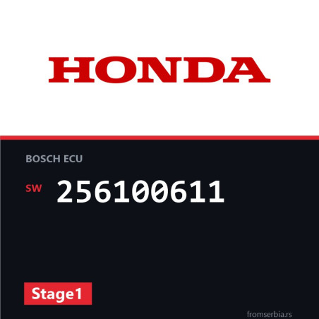Honda Civic 256100611 Stage1 tuning file