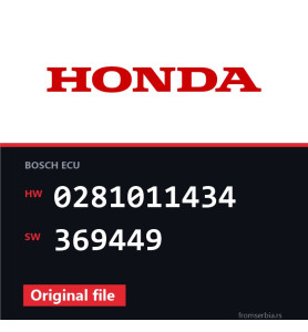 Honda Civic 0281011434 369449 original ECU file