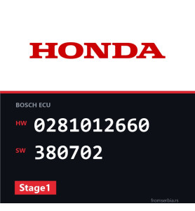 Honda Civic 0281012660 380702 Stage1 tuning file