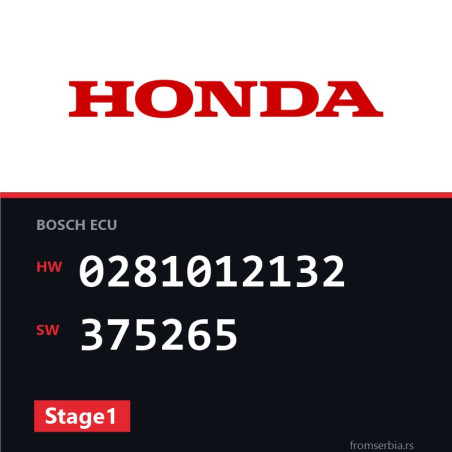 Honda CR-V 0281012132 375265 Stage1 tuning file