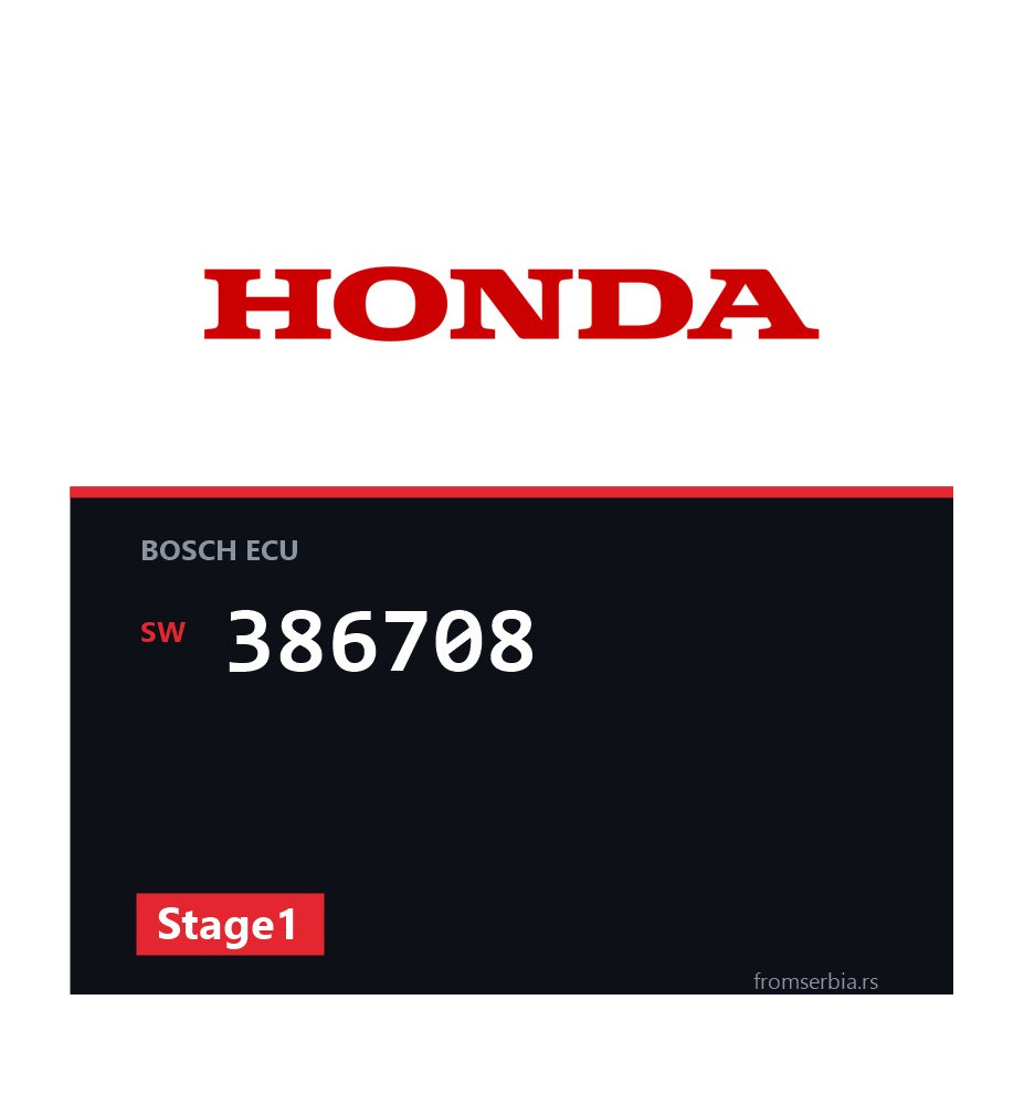 Honda CR-V 386708 Stage1 tuning file