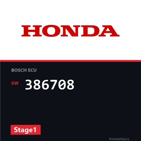 Honda CR-V 386708 Stage1 tuning file