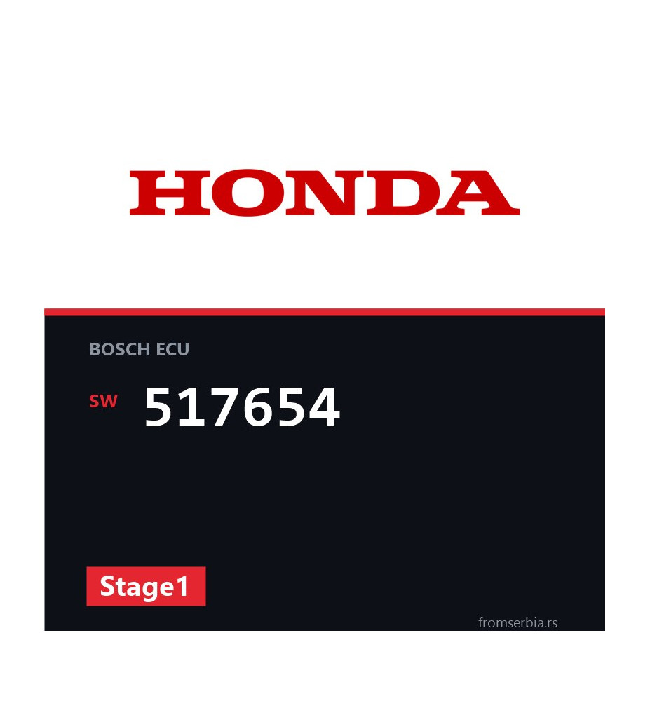 Honda CR-V 517654 Stage1 tuning file
