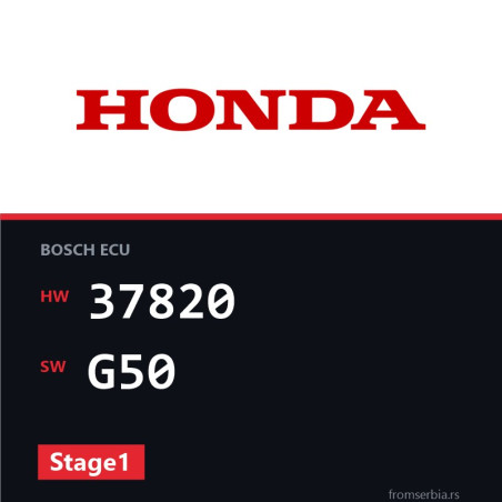 Honda Prellude 37820 G50 Stage1 tuning file