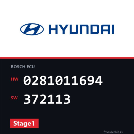 Hyundai Coupe 0281011694 372113 Stage1 tuning file