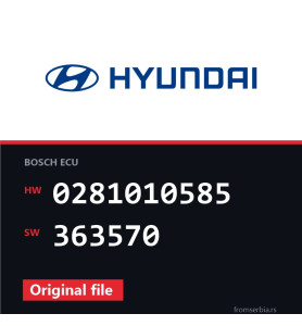 Hyundai Santa 0281010585 363570 original ECU file