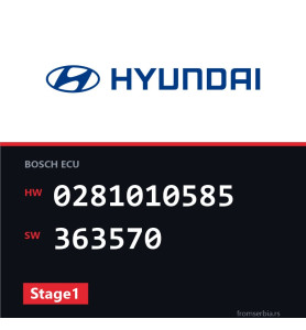 Hyundai Santa 0281010585 363570 Stage1 tuning file