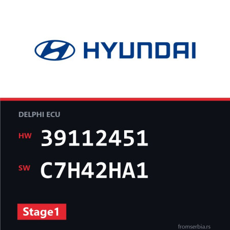 Hyundai Terracan 39112451 C7H42HA1 Stage1 tuning file