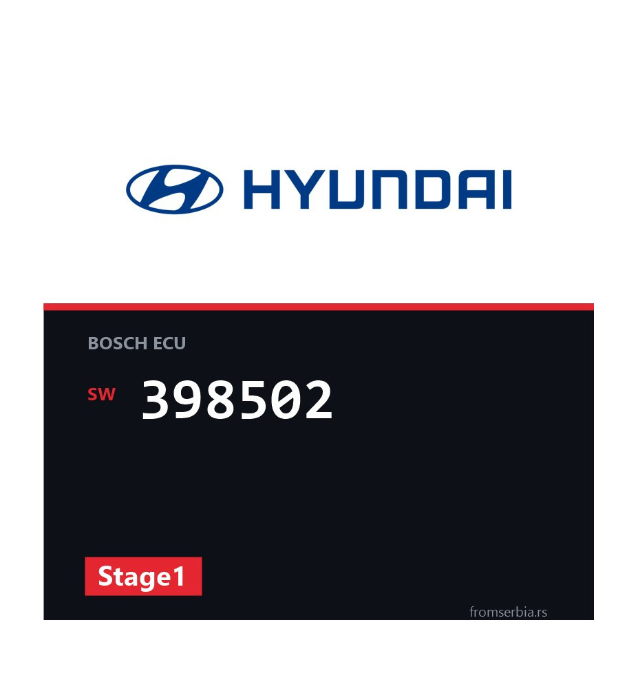 Hyundai i30 398502 Stage1 tuning file