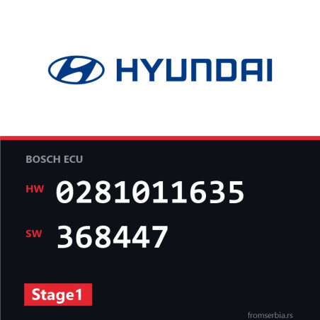 Hyundai Santa 0281011635 368447 Stage1 tuning file
