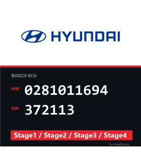 Hyundai 0281011694 372113 Stage1 / Stage2 / Stage3 / Stage4 file